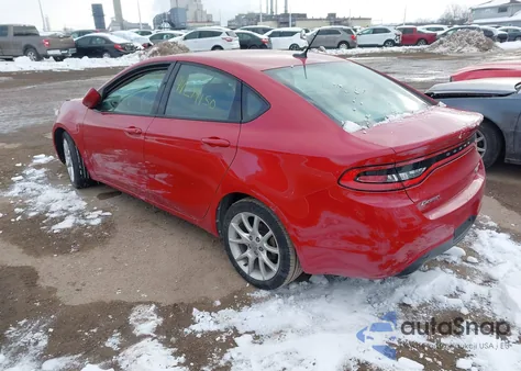 2013 Dodge Dart Rallye from USA, damaged, VIN 1C3CDFBH4DD648693